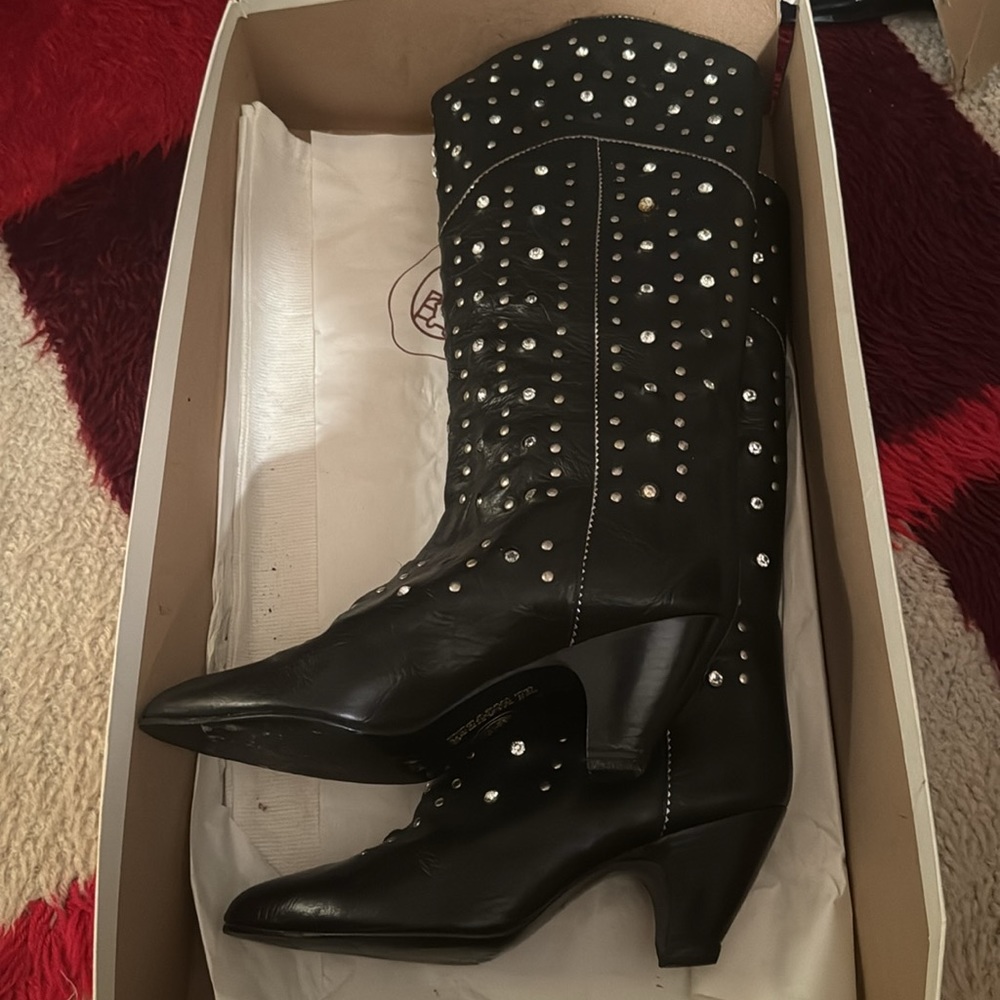 Black El Vaquero Boots